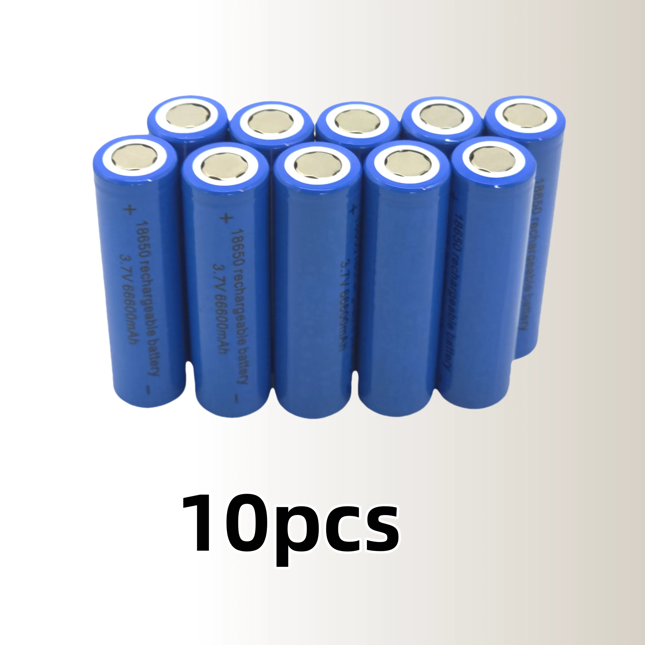 3,7 V 18650 oplaadbare batterij 66600 mAh – speciaal voor verlichtingsapparatuur met hoge intensiteit, ondersteunt hoogwaardige ontlading