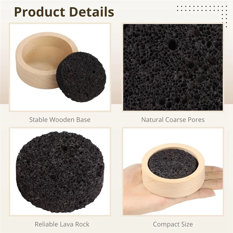 B08B-Lava Stone Diffuser Lava Rock Absorbs Essential Oils For Sauna, Office, Bedroom, Bathroom For Home, Offices, Yoga, Sauna