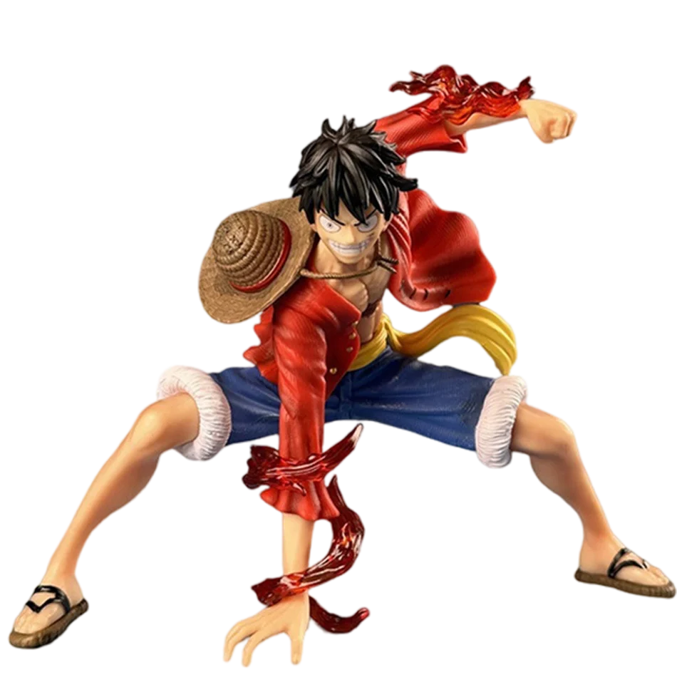 20 cm One Piece Ruffy Figuren Monkey D. Ruffy Battle Style Actionfiguren PVC Anime Collection Modell Spielzeug Geburtstag Ornamen Geschenke
