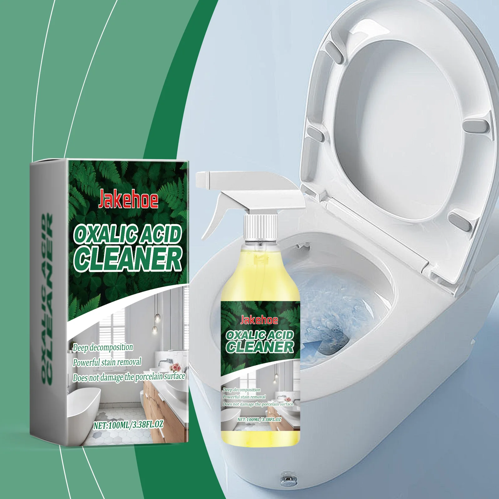 Oxalic Acid Cleaning Agent:Strongly Dissolves Water Scale Urine Deposits,Eliminates Tough Rust Stains,Residue-Free Cleaning