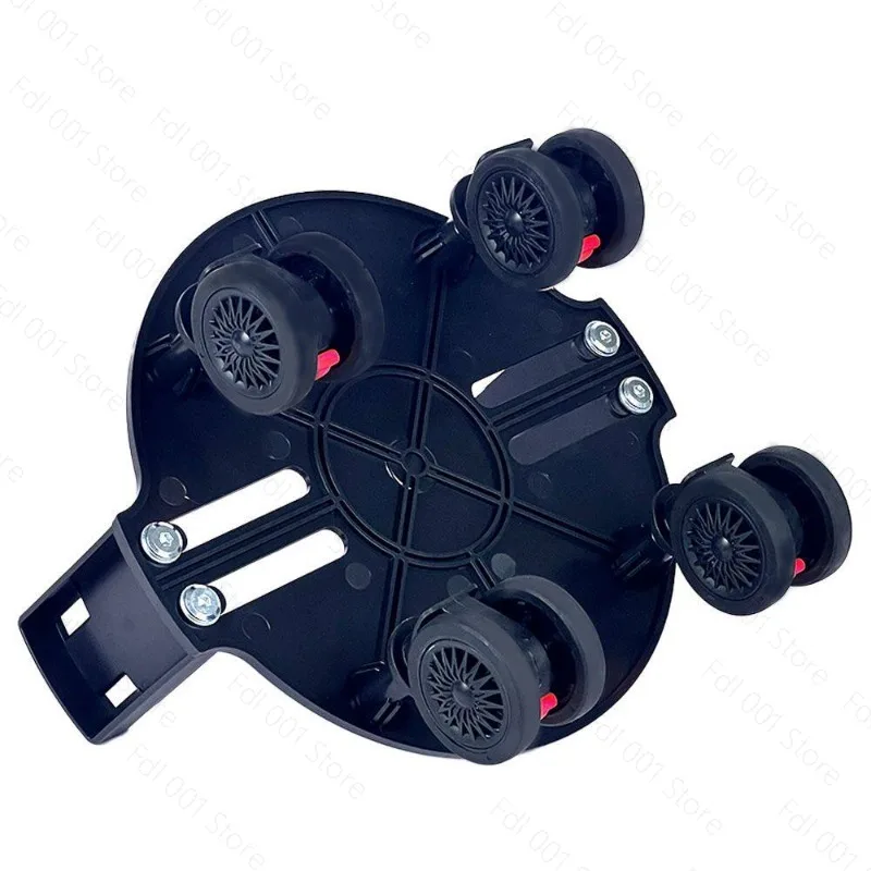 5-9.5 Inch Universal Four Wheels with Brake, Caster & Pull Handle for Golf Bag Base