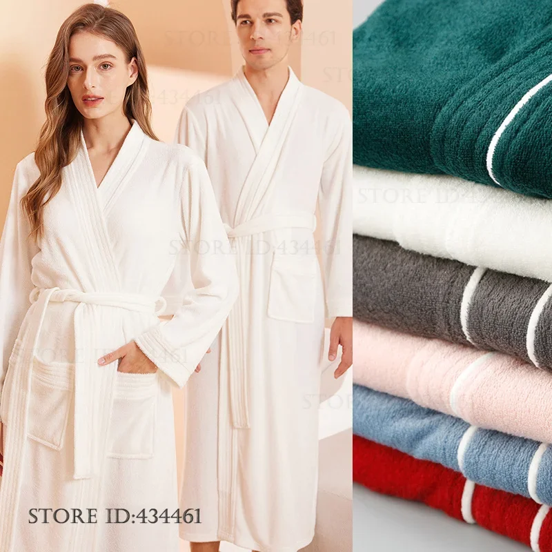 spring-autumn-terry-toweling-kimono-bathrobe-gown-couple-long-robe-sleepwear-loose-casual-women-nightwear-lounge-wear-home-dress