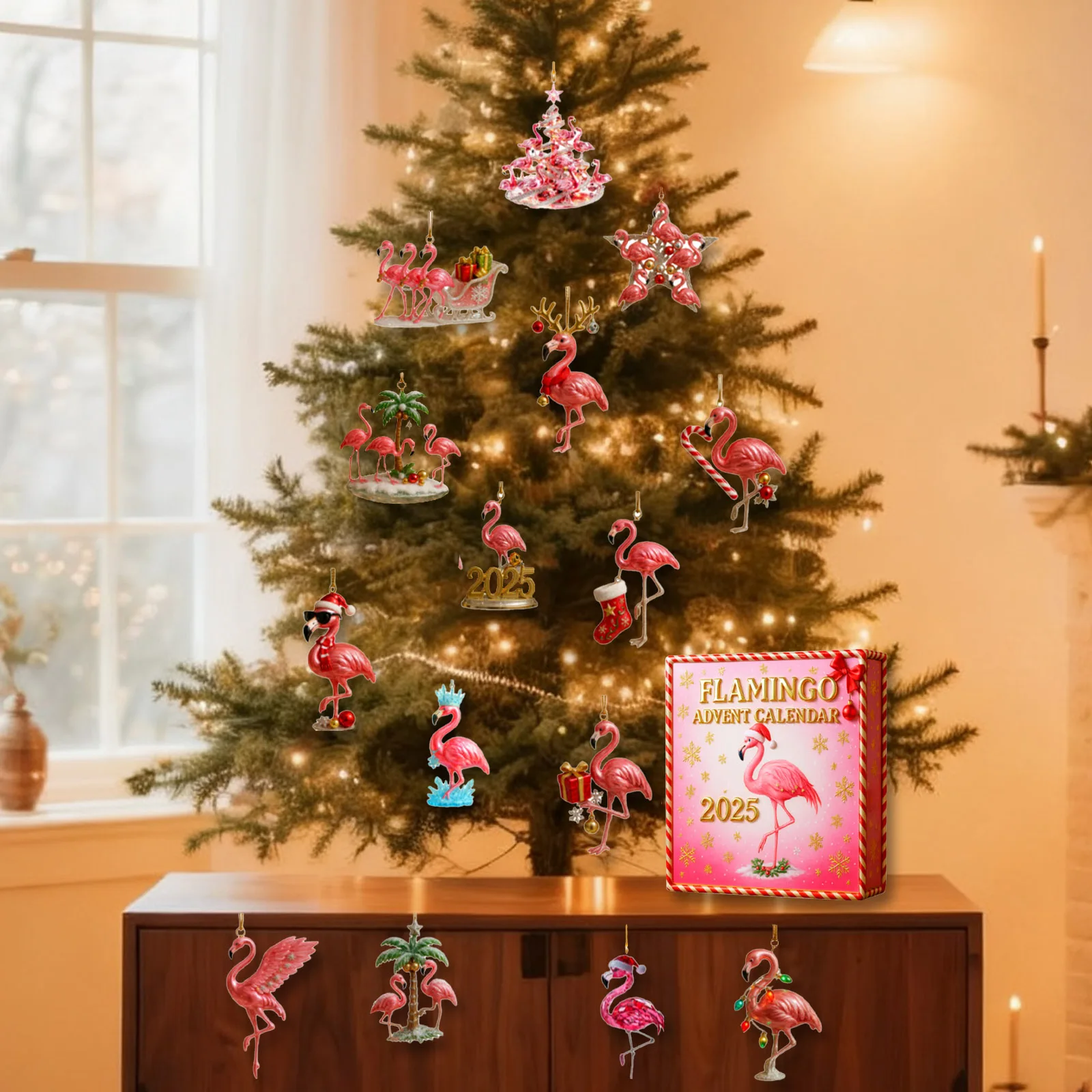 Christmas Countdown Pin The Advent Calendar 24 Unique Christmas Decorations Holiday Decorations Perfect For Digital Clock Timer