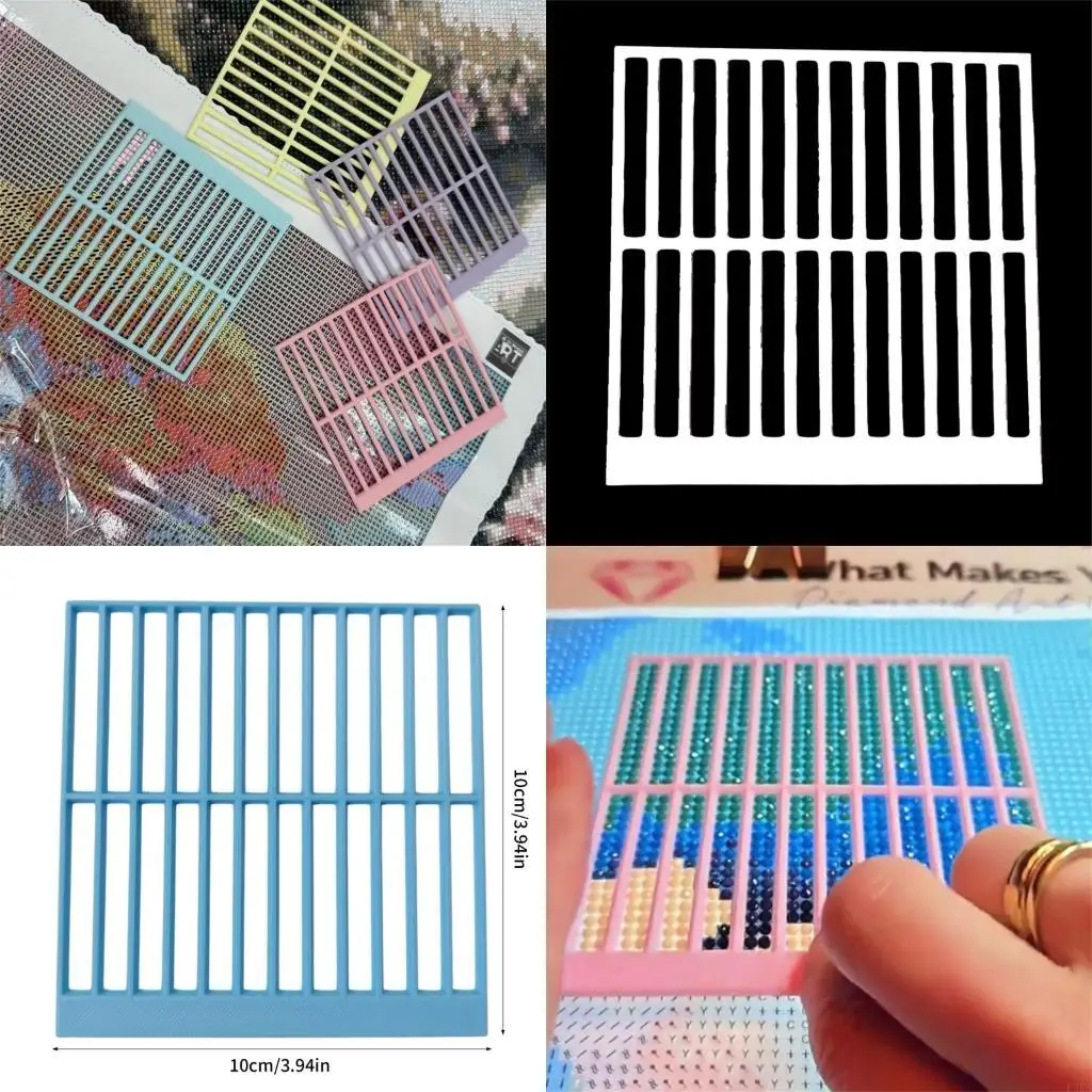   2Pcs Craft Rulers With Griding Systems for Paintings Efficiency and Accurate Project Execution