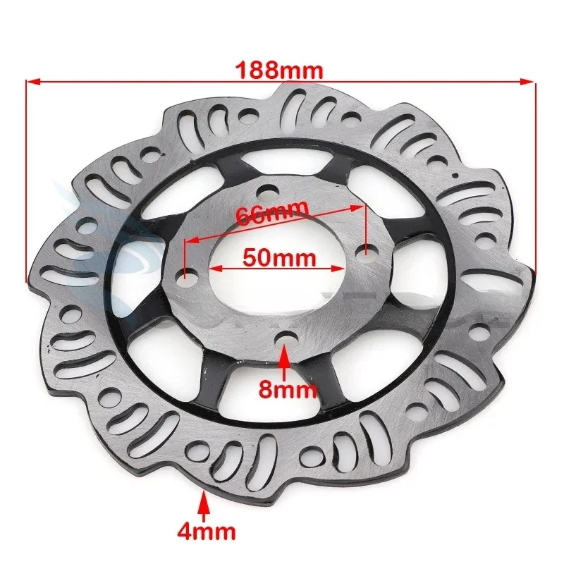 Hydraulic Disc Brake Kit for 50cc-125cc Pit Bikes - Front And Rear Upgrade for CRF50 XR50 TTR BBR Apollo Motocross Dirt Bike