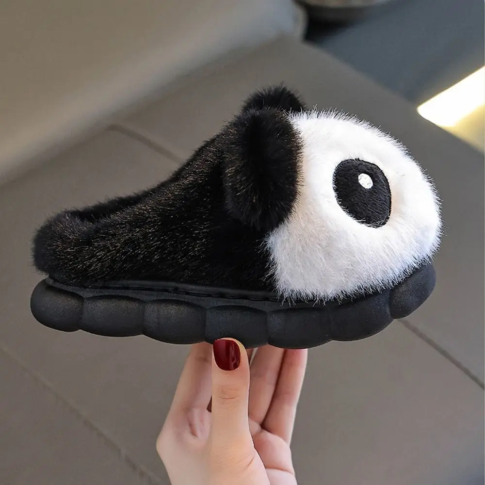 Fashion Cute Panda Children Slippers Comfortable Floor Shoes Keep Warm Home Slippers Winter