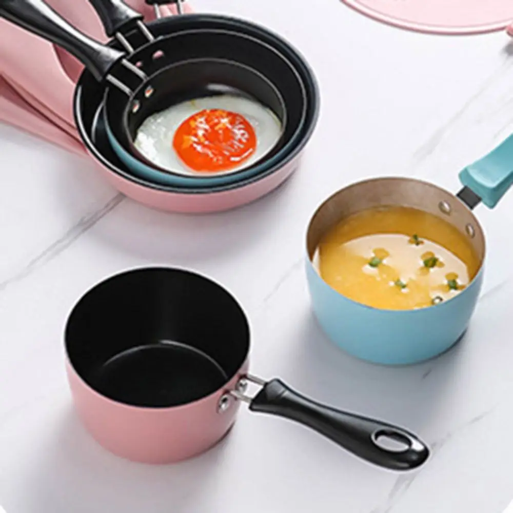 Universal Non Stick Milk Pan Deepened Mini Saucepan Small Capacity Frying Pan Induction