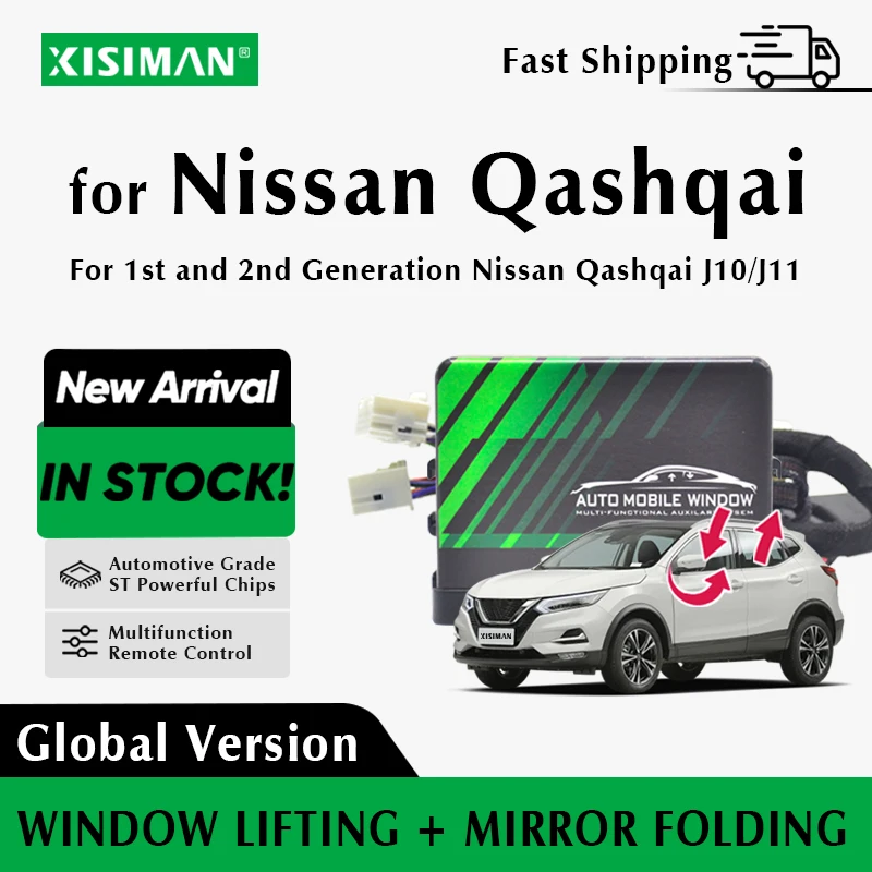 

For Nissan Qashqai J10 J11 Window Lifter And Side Mirror Folding Car Power Window Closer Intelligent System Accessories