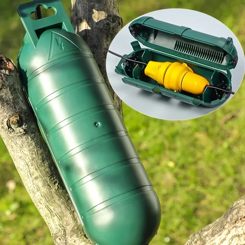 Outdoor Extension Cord Safety Cover with Waterproof Seal, Weatherproof Electrical Connection Box to Protect Outdoor Outlet