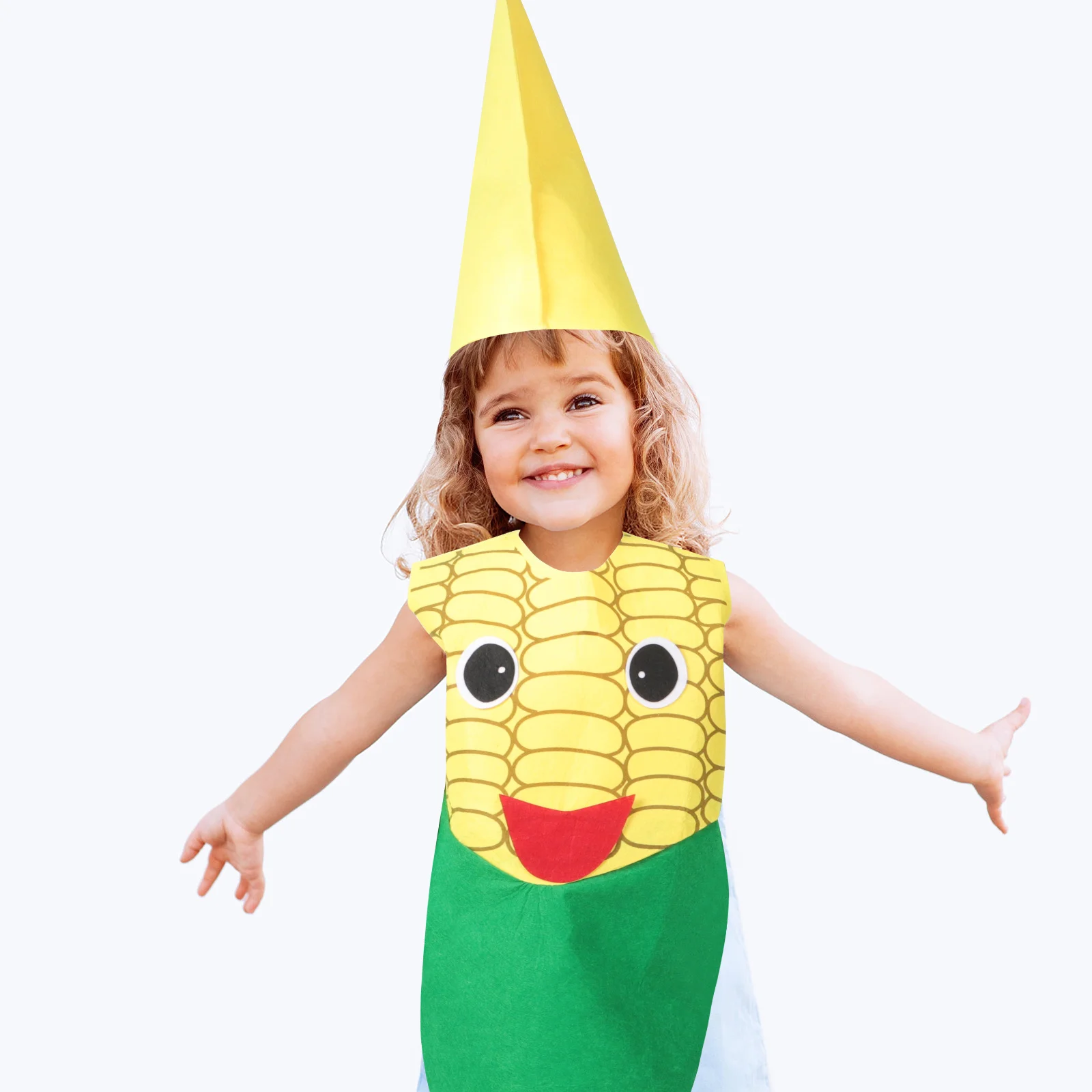 1 ensemble fruits légumes fleurs plantes Melons enfants fête Costume tenue scène Performance enfant en bas âge enfant Cosplay robe décorative