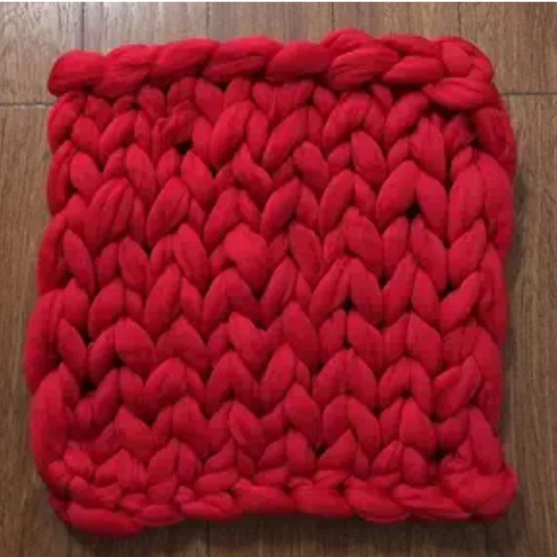 Exclusive Quality Chunky Wool Blanket, Photo Prop, Baby Photography, Newborn Photo Prop, Newborn Props,newborn Posing 50x50CM