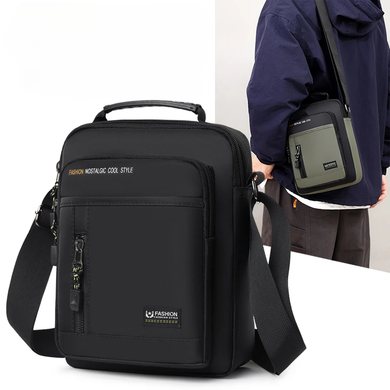 

O-TBOST Men's Handbags Oxford Bag for Man Male Cross Body Shoulder Messenger Bags Men's Casual Bussiness Handbags