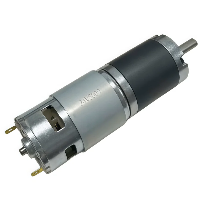 42-775 DC speed reduction motor planetary gears 12V/24V high power and high torque with adjustable power supply motor