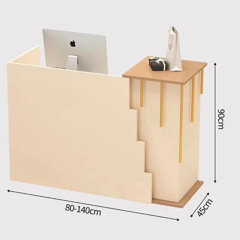 Design Theke Rezeption Mode Bar Nordic Fashion Rezeption Schönheitssalon Mostrador Kommerzielle Möbel