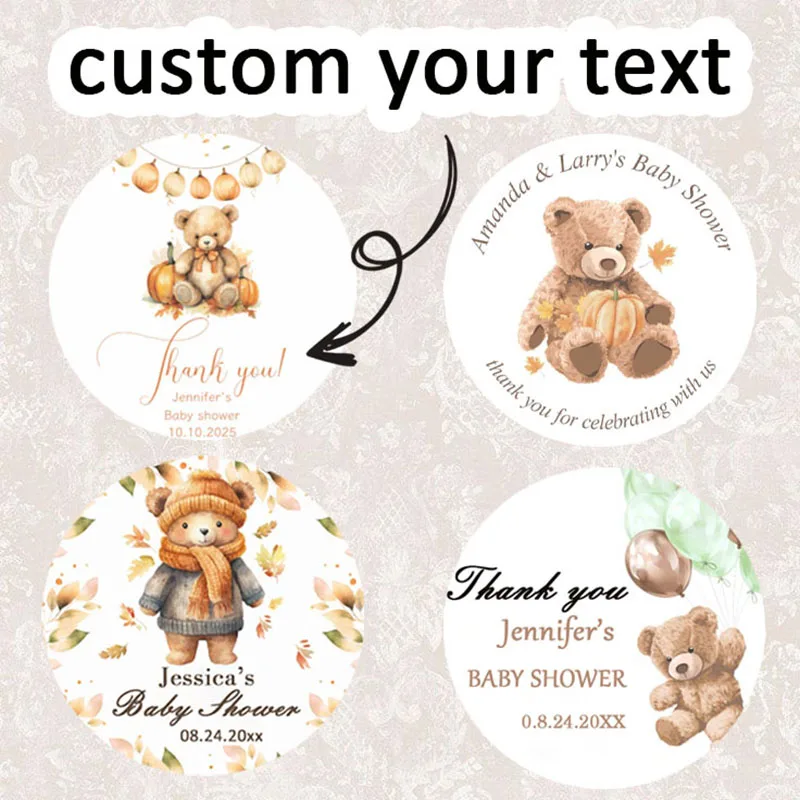 

90pcs Custom Personalized Name and Birthday Stickers (For Baptism, Parties, and Gift Wrapping)