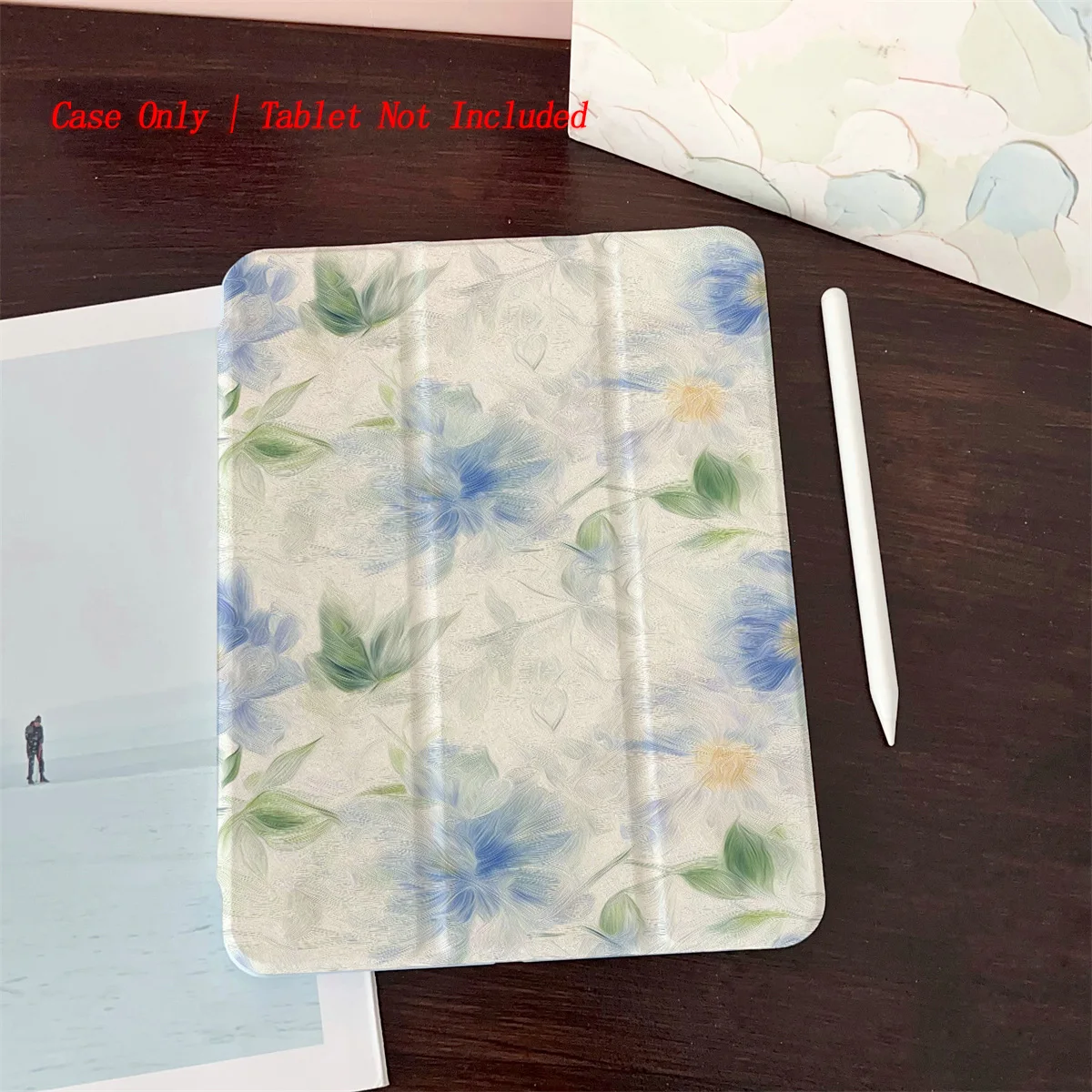 

Modern Colorful Petals + Leaves iPad Case For Apple iPad 10.2 Inch Pro 11 Air 4 Mini 6 Durable Decorative Cover