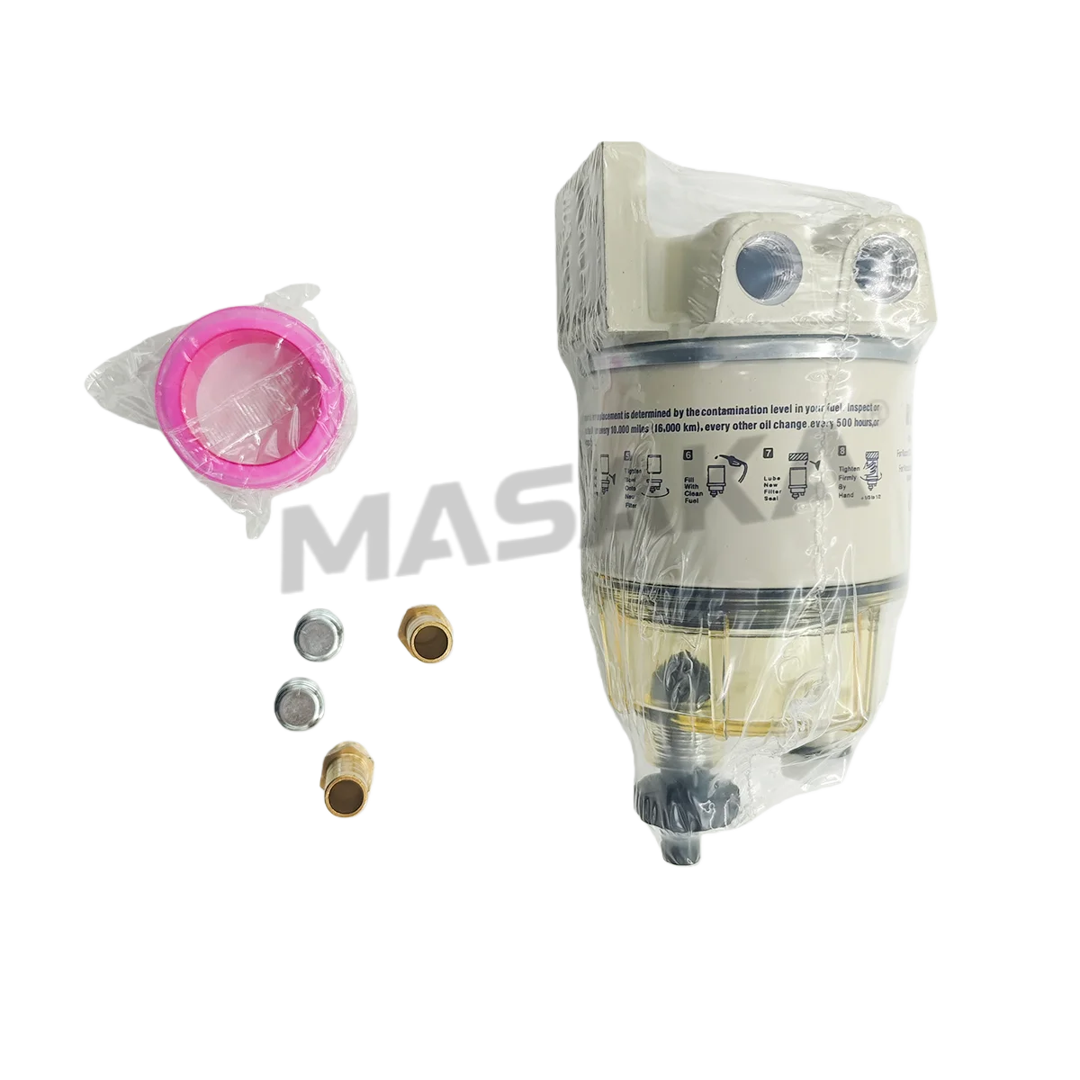 R12T Fuel Filter Water Separator Assembly For Speedboat 30Gph R12T 10 Microns auto parts