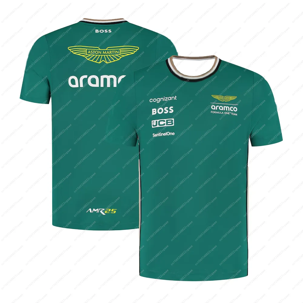 

Трикотажная одежда для мальчиков и мужчин, домашняя футболка с поездом, футболка команды F1 14 Driver, спортивная одежда A-Aston, мотоциклетные автоспорты 2025