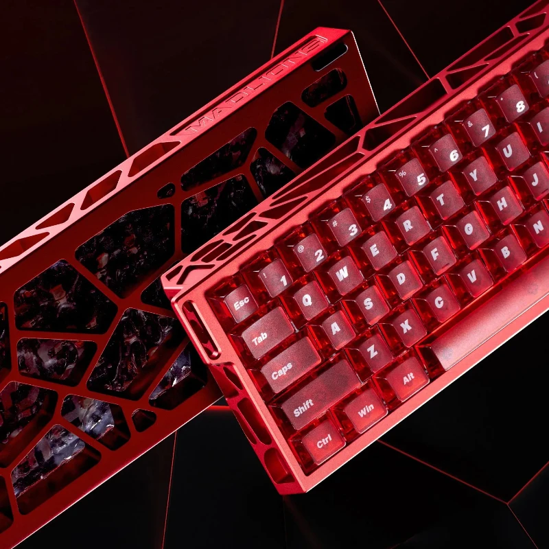 

Madlions Mad Light 60he Magnetic Switch Hollow Keyboard Wired 8k RGB Custom Aluminum Varolant Esports Gaming Mechanical Keyboard