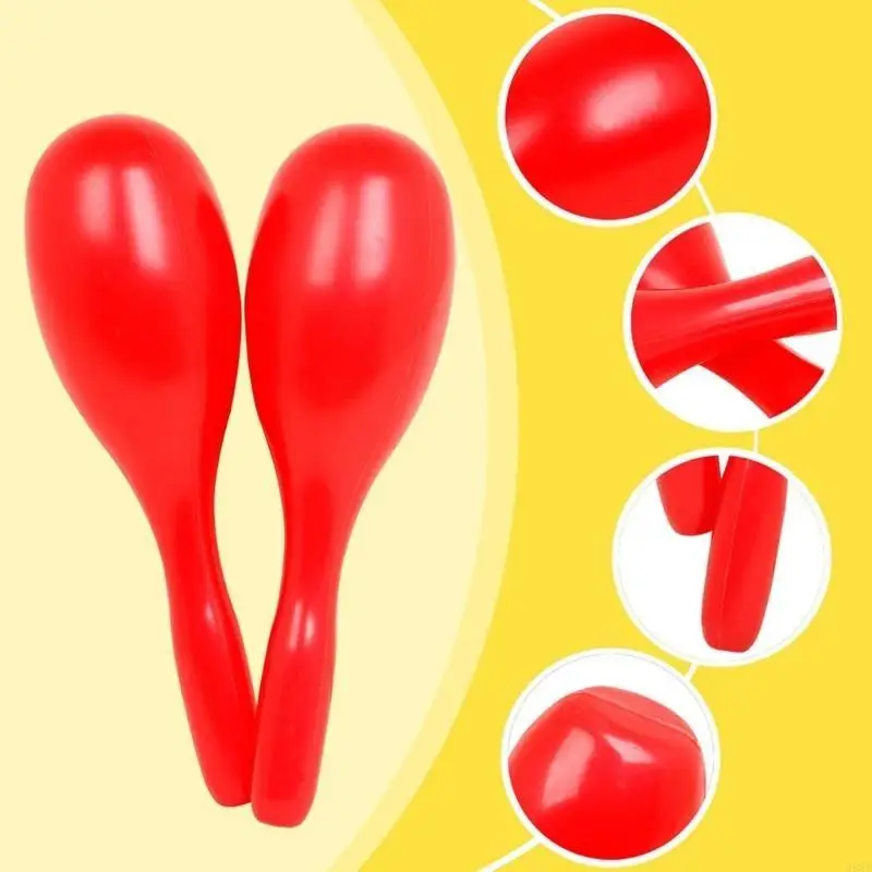 1 par maracas, instrumentos musicales, maracas plástico, coctelera, matracas para fiestas