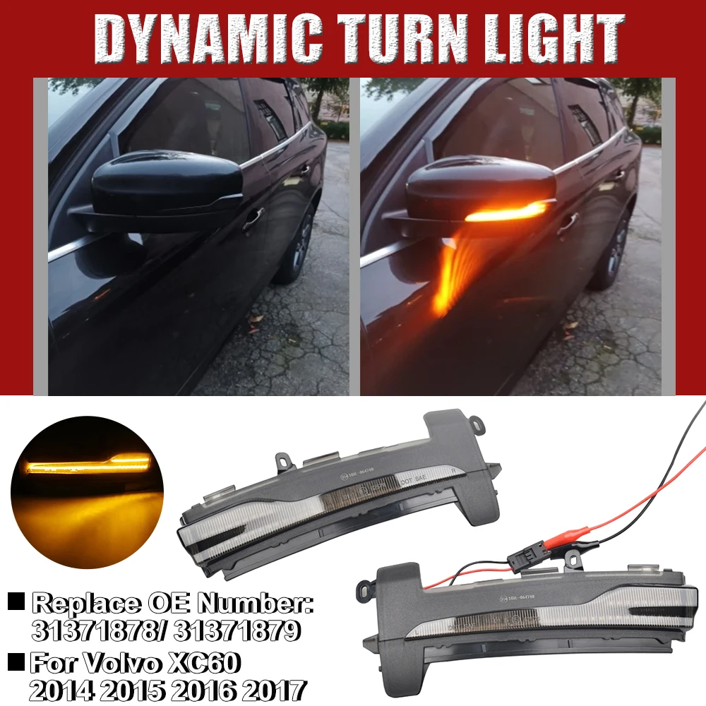 2 szt. Dynamic LED Błyskawica do luster bocznych Volvo XC60 2014–2017 – Test i Porady Techniczne dla Właścicieli Samochodów