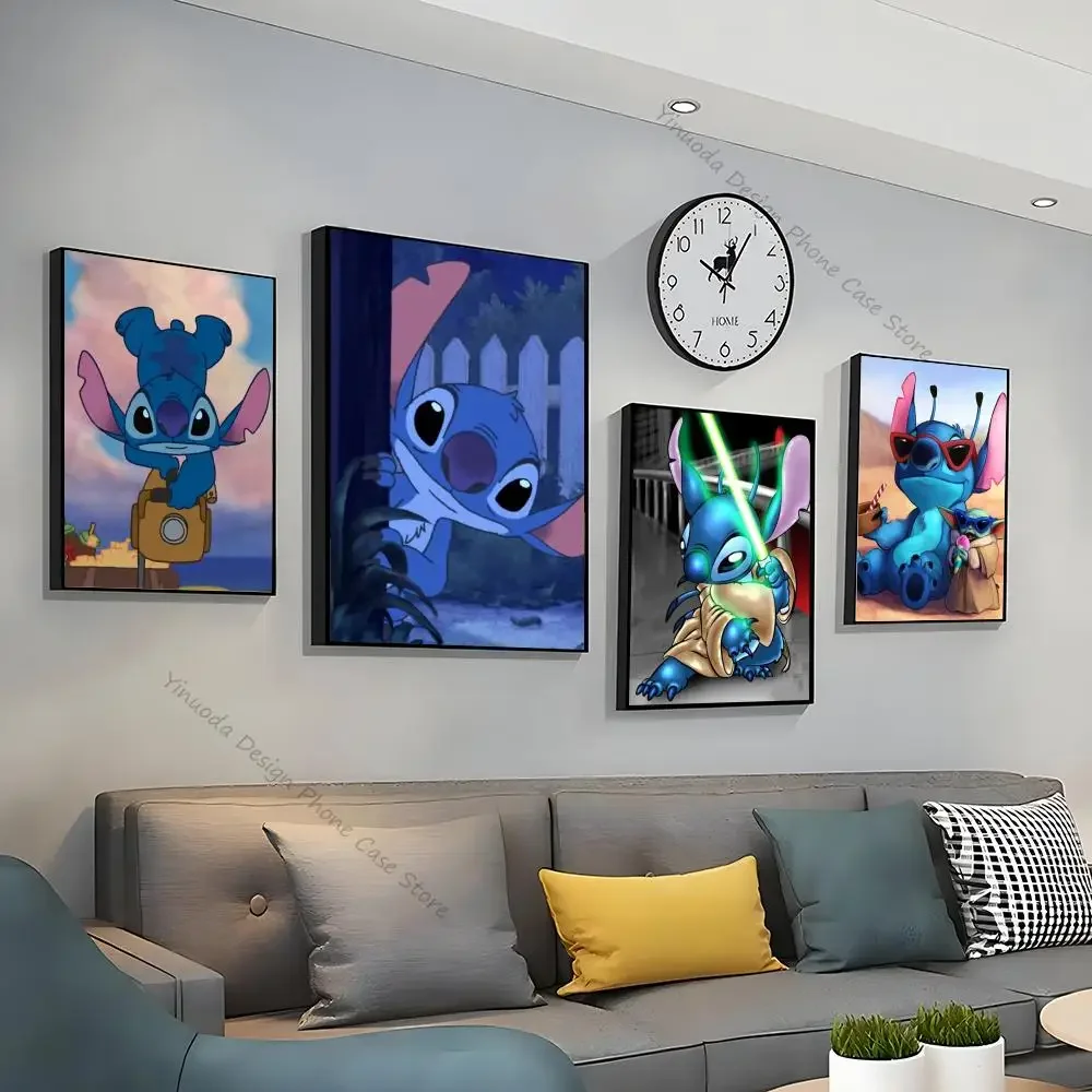 1pc Stich Poster Papier drucken Home Schlafzimmer Eingang Bar Cafe Kunst Malerei Dekoration