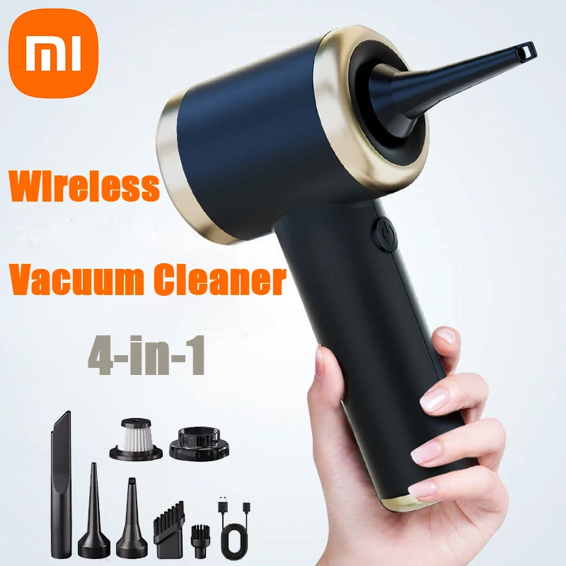 Xiaomi-Aspirateur de voiture portable sans fil, multifonctionnel, 4 en 1, mini plumeau, déterminer les livres, machine, appareil ménager