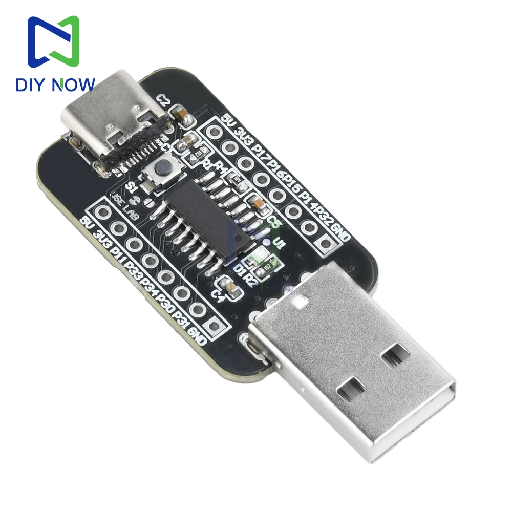 CH552 Development Board Ch552G Chip 51 Microcontroller Core Board Micro USB, Type-C, USB-A interface FOR Linux Windows
