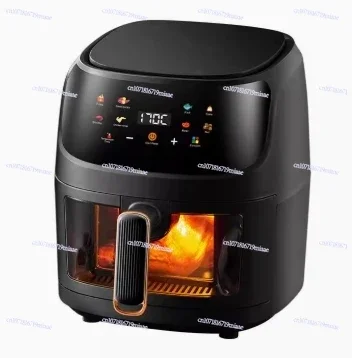 Smart LED Touch AirFryer Thermal Cycle Oven Cooker French Fries Chicken 1400W 8L Air Fryer Without Oil Household Programmable