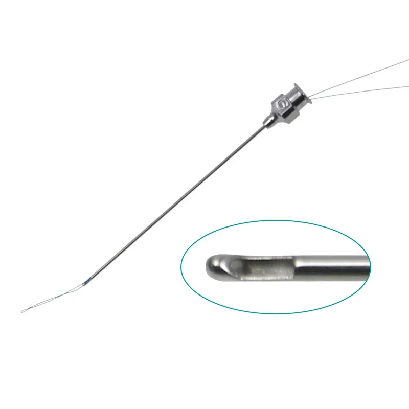 Stainless Steel Ophthalmic Traction Probe Lacrimal Duct Probe with Hole Ophthalmic Eye Instrument
