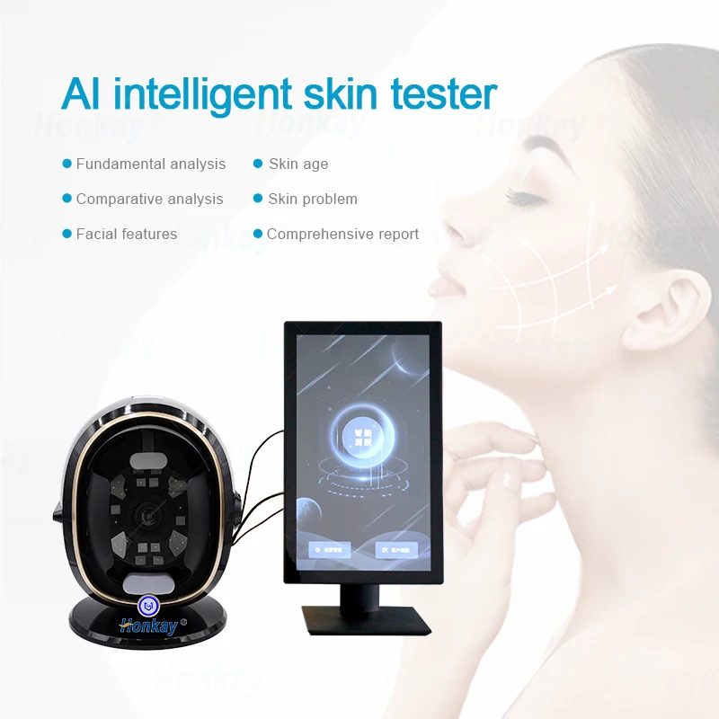 Portable 3D Face Scanner Smart Skin Analyzer Machine Aisia Skin Analysis System Acne Pigmentation Analysis Beauty Machine