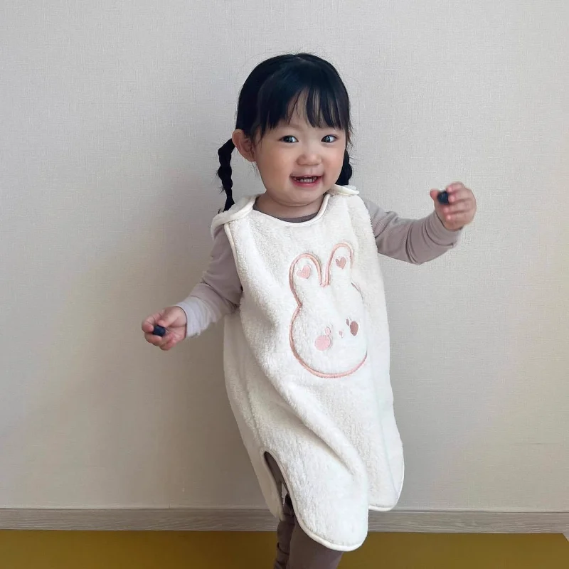 أكمام الكرتون المطرزة الفانيلا ملابس خاصة ، الطفل كيس النوم ، الفراش ، الدافئة ، مريحة ، الوليد ملابس المنزل ، الشتاء #4