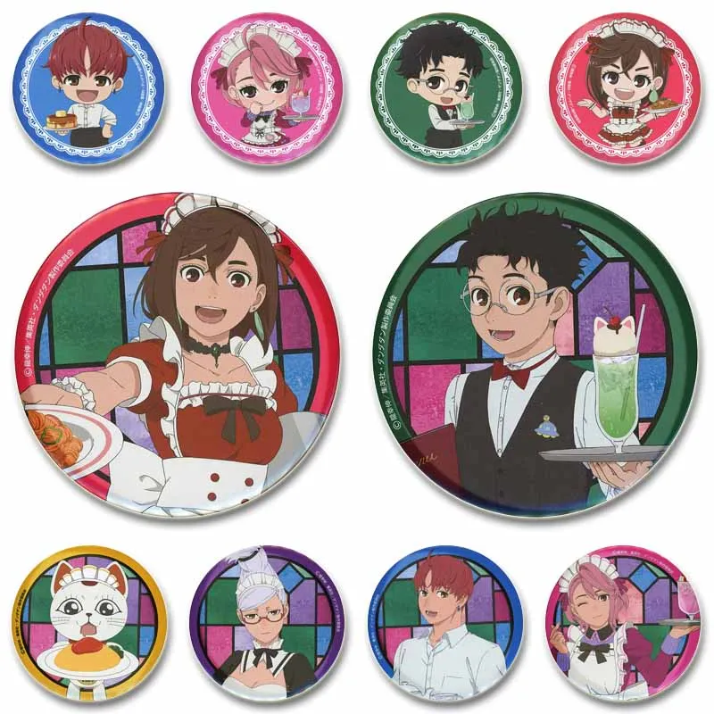 Jiji Aira Seiko Ayase Cartoon Enamel Pins Custom Anime Character Chibi Brooches Lapel Badge on Clothes Jewelry Gifts for Friends
