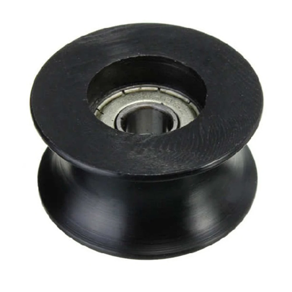 Track Pulley Bearing 0840UU U Type Groove Round Bottom with Sliding Rollers Bearing Constructed from Stainless Bearing Steel