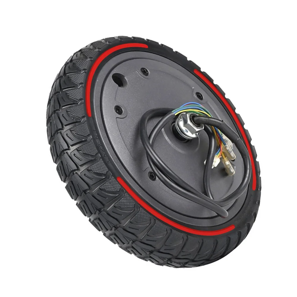 High Performance Motor Wheel 36V 350W Motor Wheel Powerful Motor Reliable Performance Rubber Material For Electric Scooters