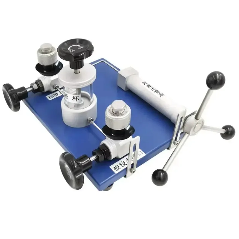 Desktop Hydraulic Calibrator Pressure Gauge Verification Test Pump Source Pressure Calibration