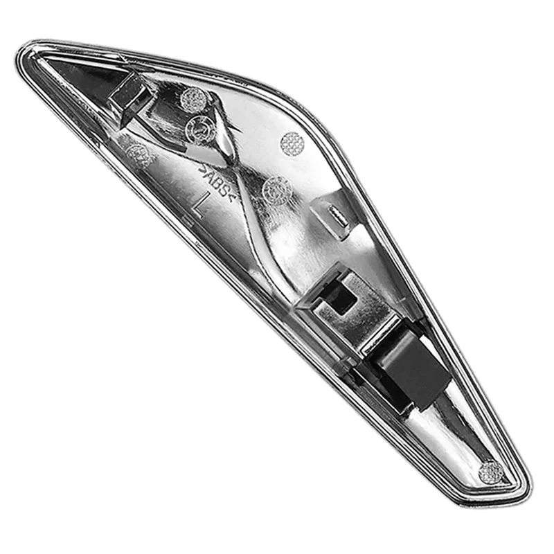 

4X For -BMW X3 X4 F25 F26 2013-2017 Front Left Side Chrome Fender Trim Finisher Marker Turn Signal Light Lamp Cover Trim