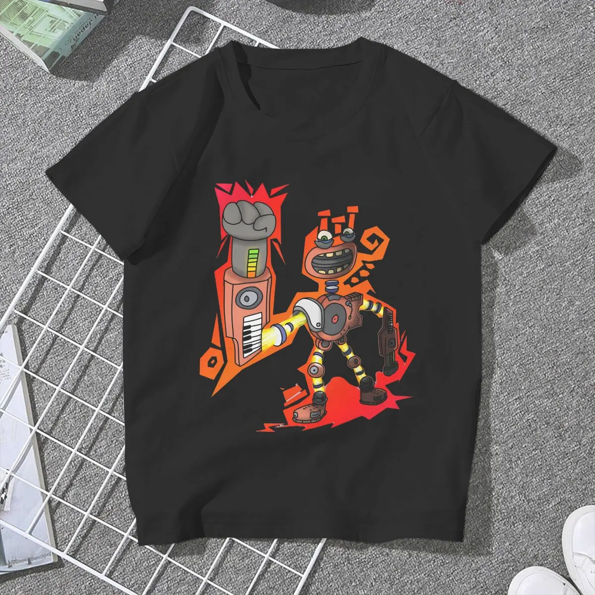 Game My Singing Monsters Cute Tshirt Graphic Women Tops Vintage Goth Fibre Harajuku Polyester T Shirt