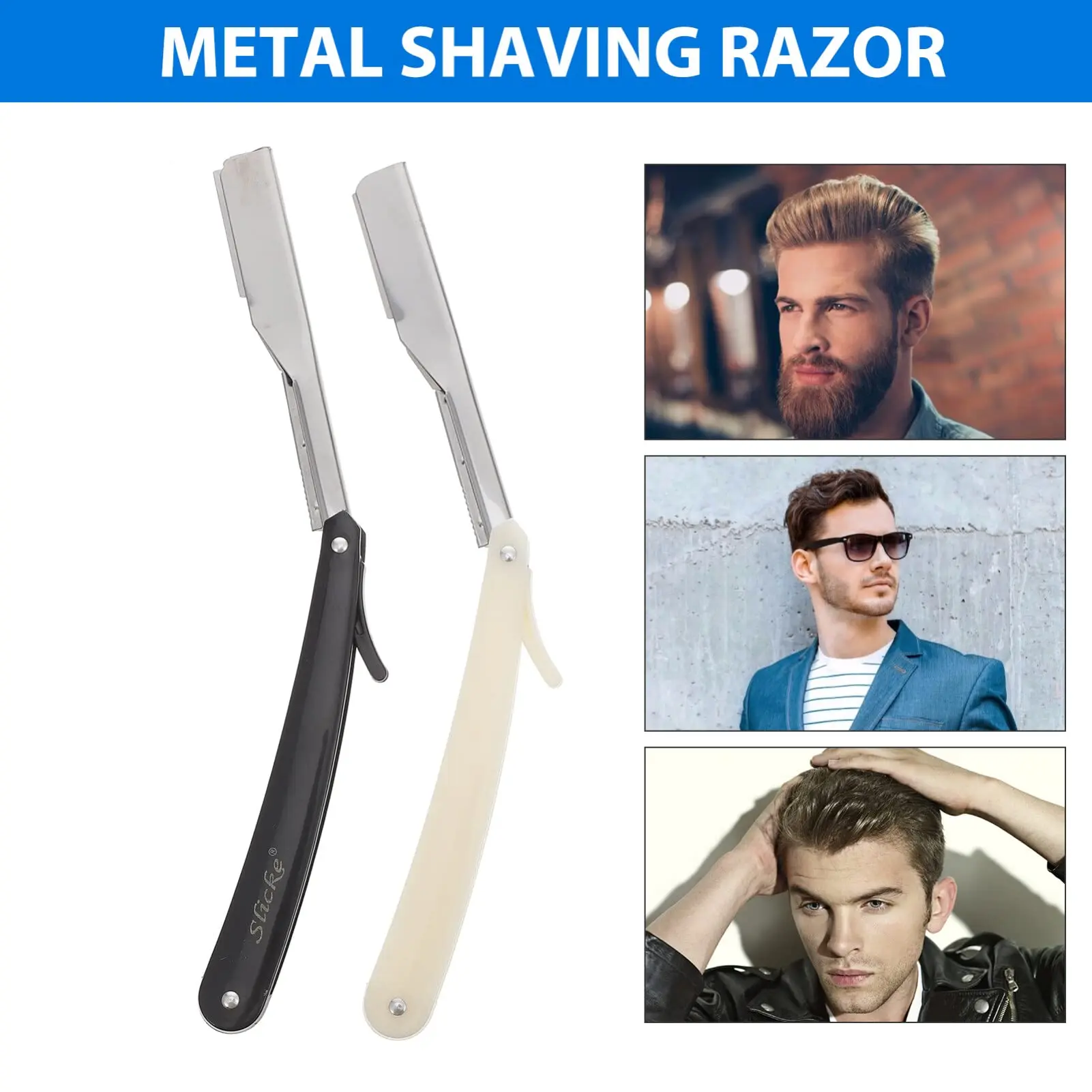 Damska maszynka do brwi maszynka do golenia składana przenośna ręczna maszynka do golenia akcesoria fryzjerskie fryzjerstwo odpowiednie dla początkujących