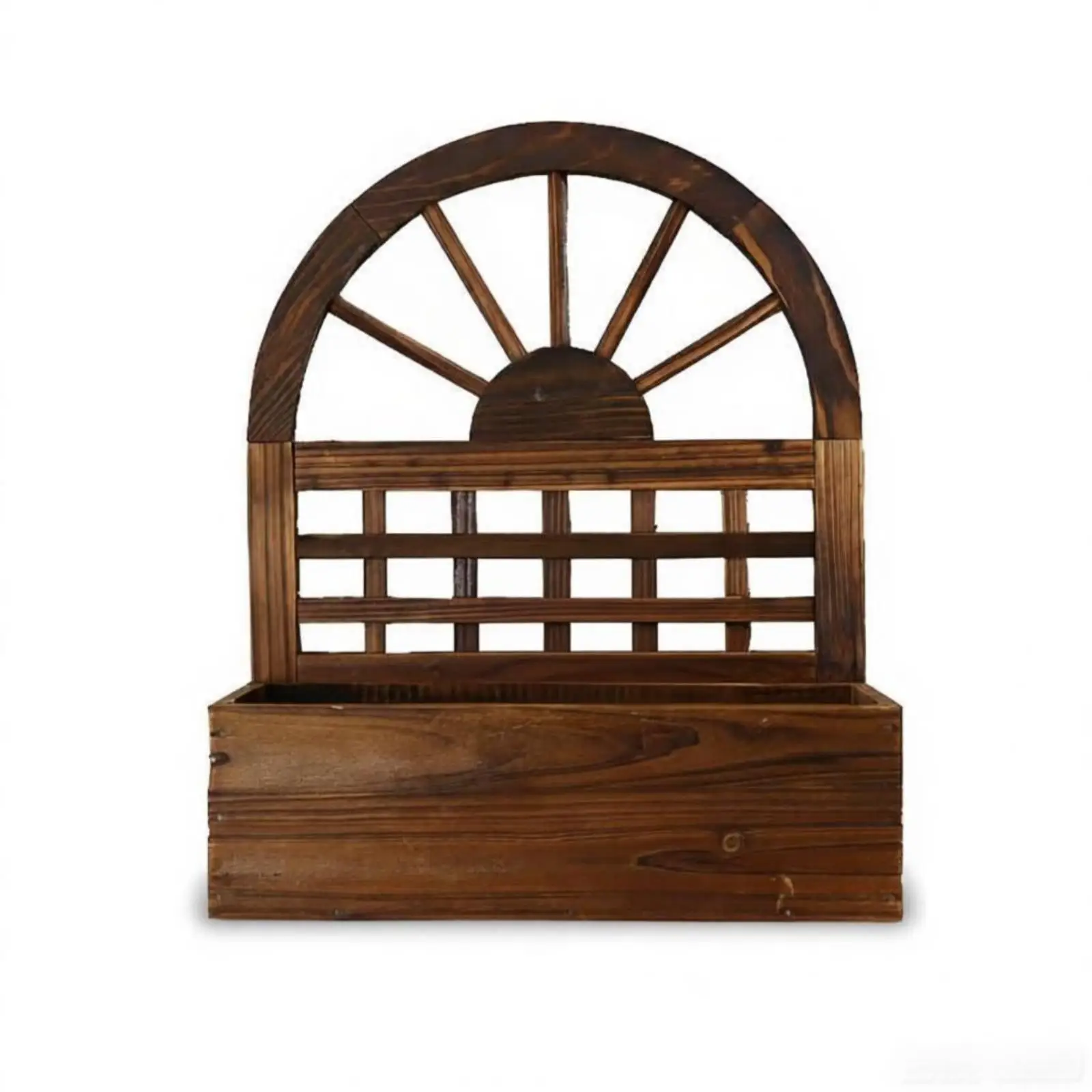 Wall Mounted Planter Anti Wooden Hanging Planter Box Space-Saving Hanging Floral Box Box for Plant Lovers, Gardeners, Balcony,