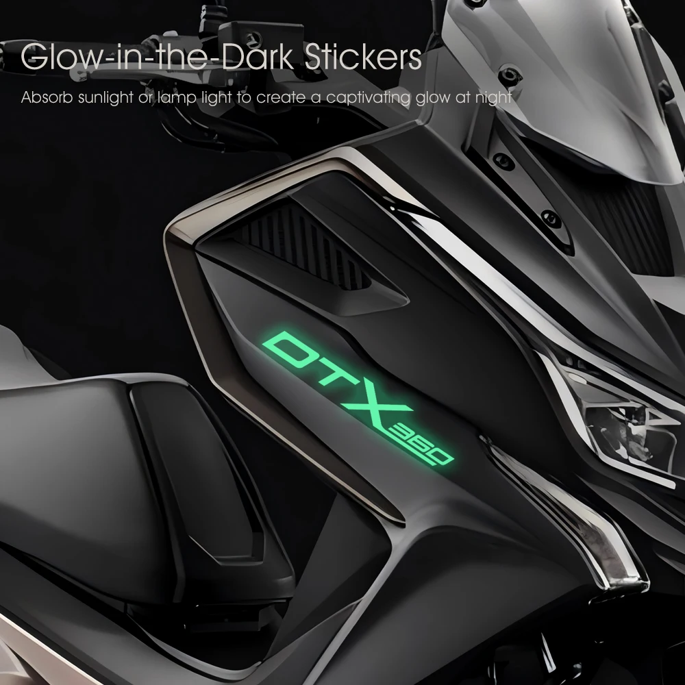 Motorcycle Glow Stickers Waterproof Decal DTX 360 Sticker for Kymco DTX360 Accessories 360DTX