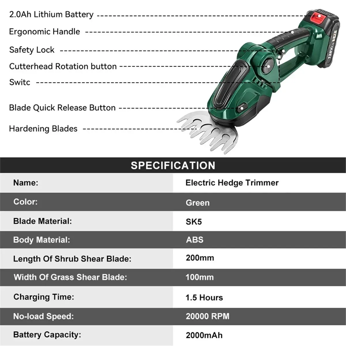 a74u-cordless-electric-hedge-and-grass-trimmer-20000-rpm-for-18v-battery