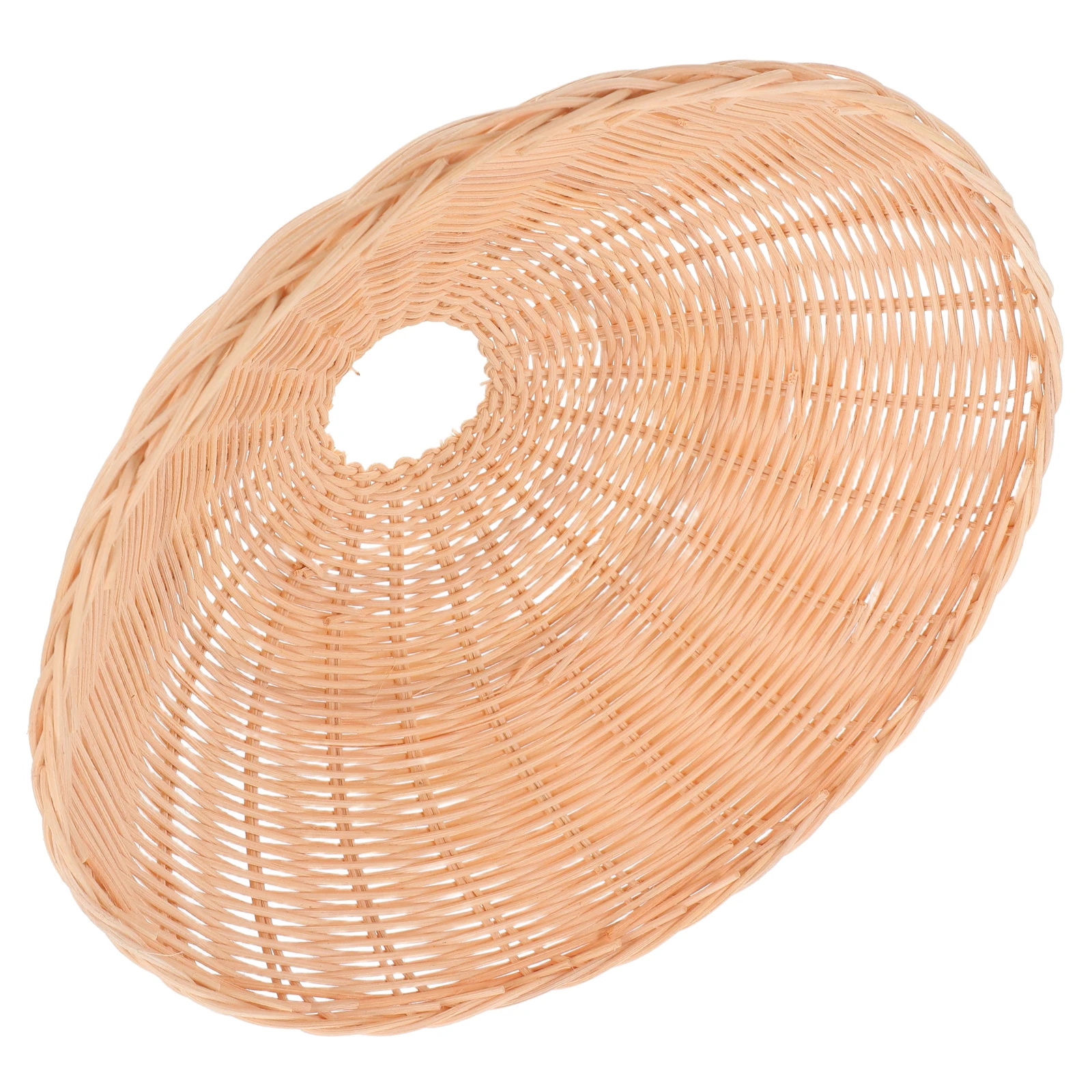 

Rattan Woven Lampshade Handmade Pendant Light Cover Rustic Ceiling Lamp Shade Indoor Lighting Accessories Decor