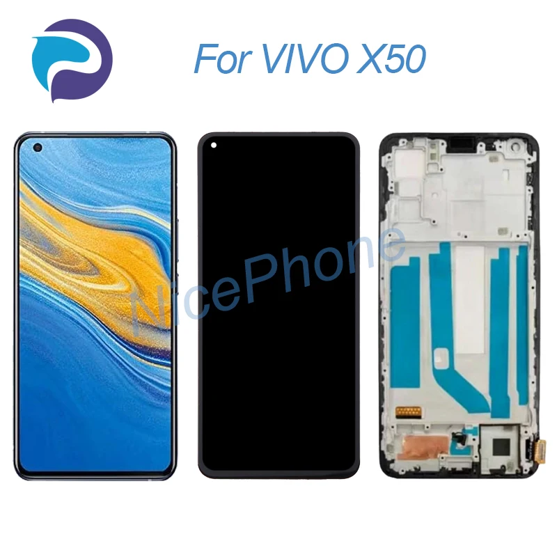 

for VIVO X50 LCD Screen + Touch Digitizer Display 2376*1080 2004 For VIVO V50 LCD Screen Display