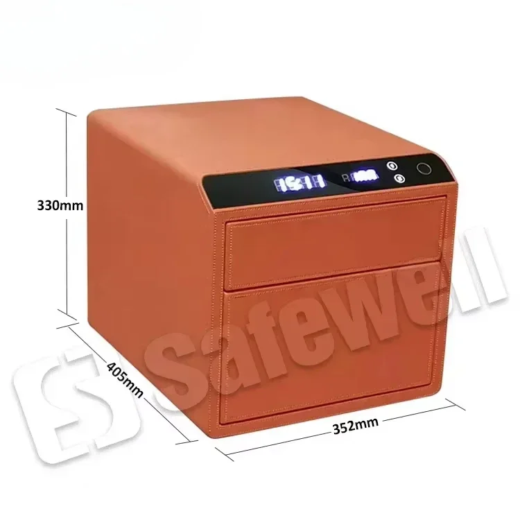 SWJW-08 Big Double Multi Function Luxury App ปลดล็อคตู้เซฟเครื่องประดับที่ซ่อนอยู่พร้อมระบบล็อคอิเล็กทรอนิกส์