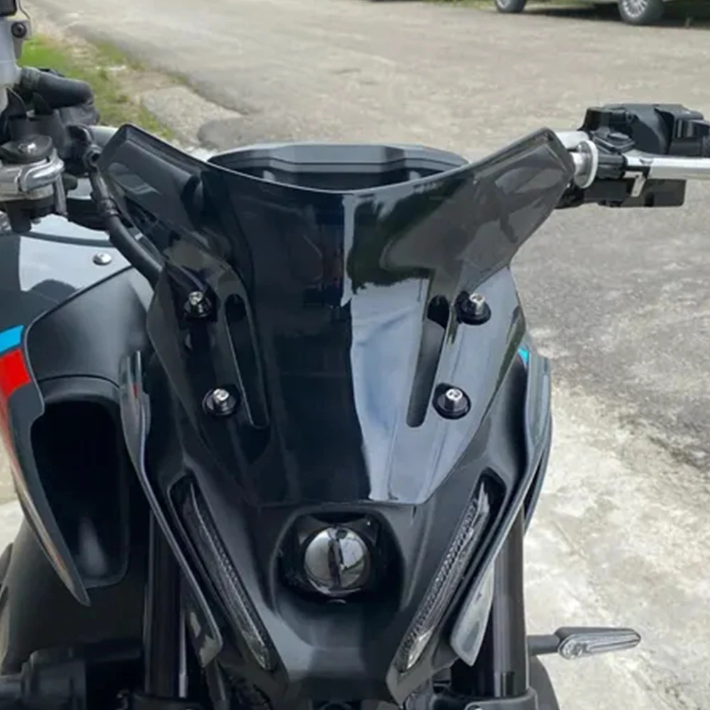 

Motorcycle Front Screen Windscreen Windshield Deflector Protector FOR YAMAHA MT09 FZ09 MT-09 SP 2021 2022 2023 2024 MT 09 2025