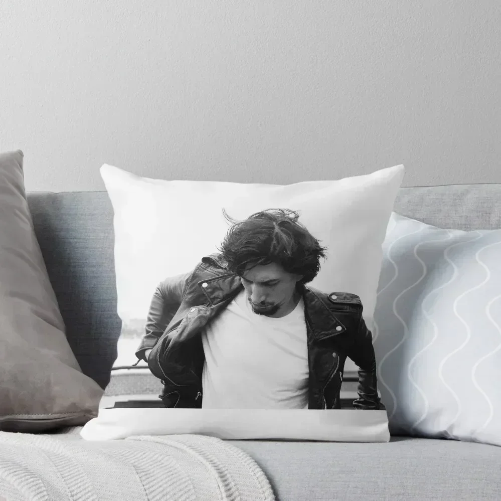 

adam driver Throw Pillow Cushion Cover Set Elastic Cover For Sofa pillow pillowcase Marble Cushion Cover pillow
