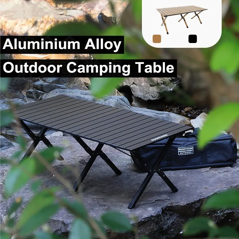 

Outdoor Camping Table Folding Portable Garden Barbecue Picnic Table Ultralight Aluminum Alloy Camping Travel Furniture Household