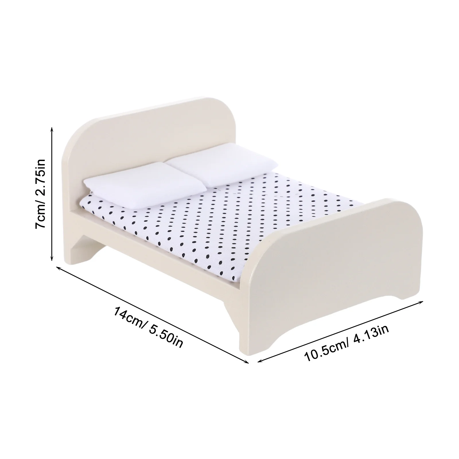 1Set Houten Poppenhuis Meubelset voor Kinderen Miniatuur Keuken Slaapkamer Badkamer Accessoires Veilig Fantasiespel Mini Decoratie