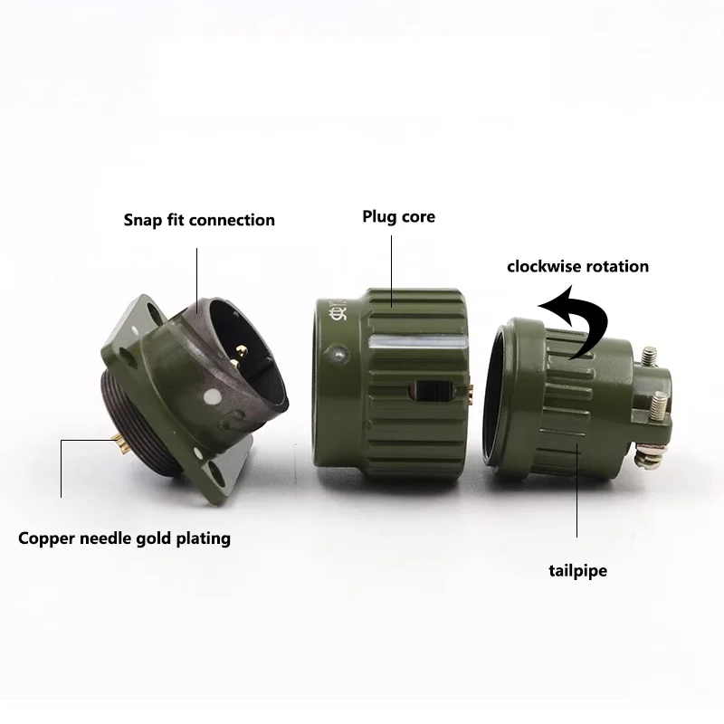 21mm Y2M YP21 2/3/4/5/7/10/14/16 Pin aviation plug aviation socket cable joint Aviation Connector Plug socket